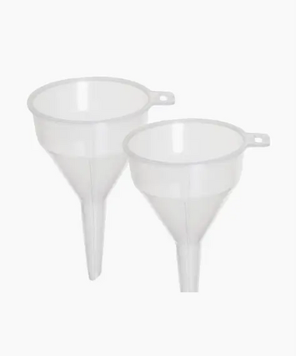 Clear Plastic Food Grade Kitchen Funnels for Easy Bottle Filling