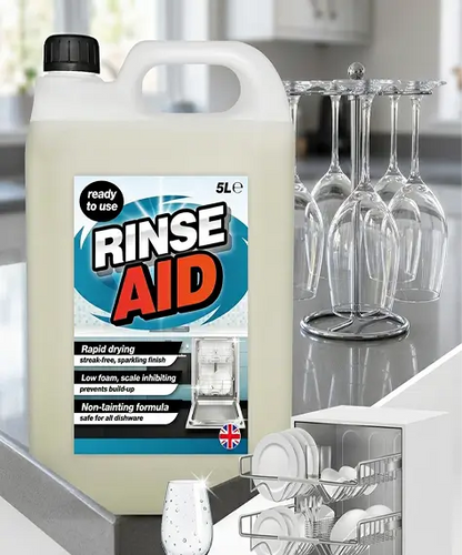 5L Dishwasher Cleaner & Rinse Aid for Sparkling Dishes and Glassware
