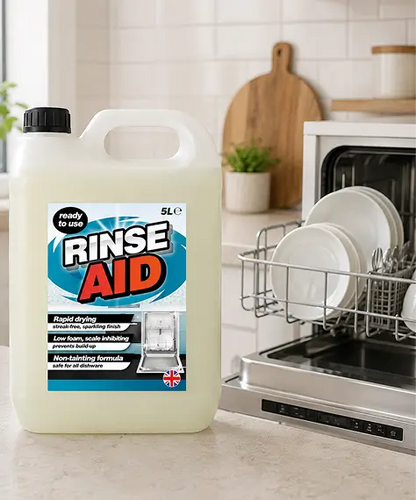 5L Dishwasher Cleaner & Rinse Aid for Sparkling Dishes and Glassware