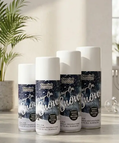 200ml Artificial Snow Spray – Christmas Tree & Holiday Decoration Snow Effect