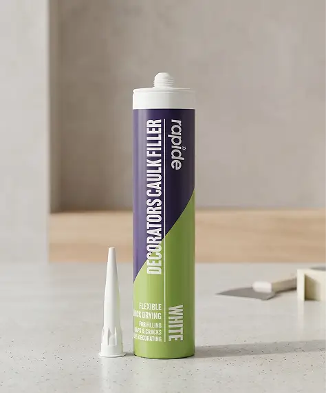 Decorators Caulk Filler Sealant Cartridge for Filling Cracks, Gaps & Joints
