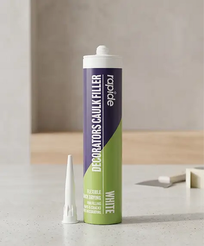 Decorators Caulk Filler Sealant Cartridge for Filling Cracks, Gaps & Joints