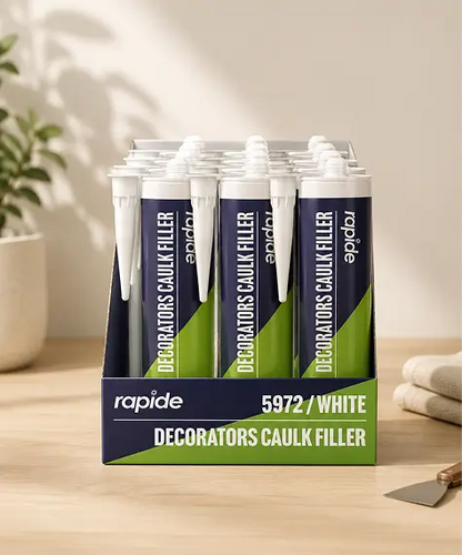 Decorators Caulk Filler Sealant Cartridge for Filling Cracks, Gaps & Joints