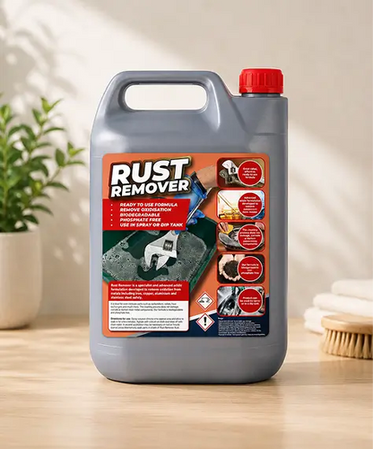 5L Heavy Duty Liquid Rust Remover for Iron, Steel, Copper, Aluminium & Stainless Steel