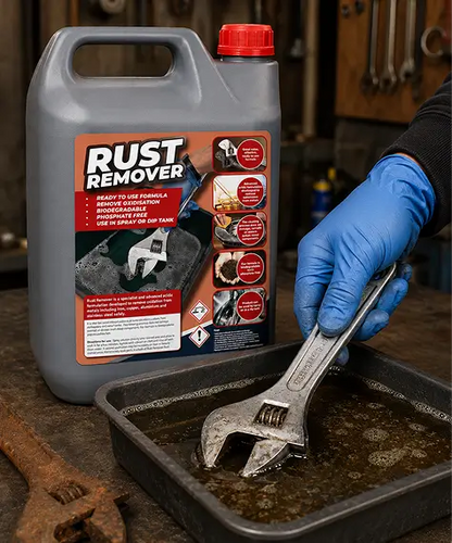 5L Heavy Duty Liquid Rust Remover for Iron, Steel, Copper, Aluminium & Stainless Steel