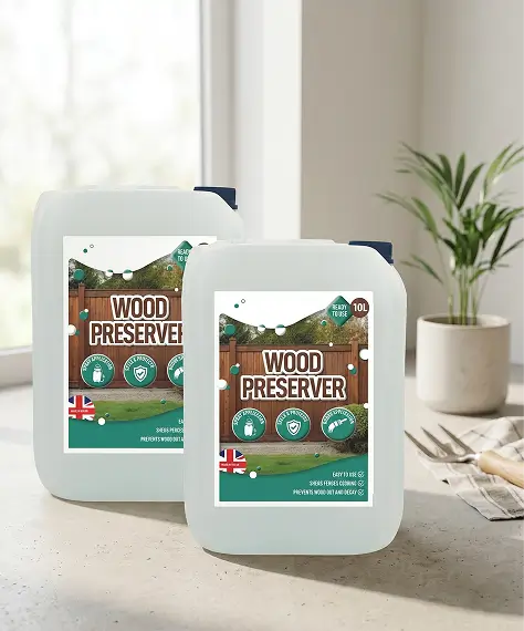 10L Long-Lasting Outdoor Wood Preserver & Sealer – Protection for Fences, Sheds & Furniture