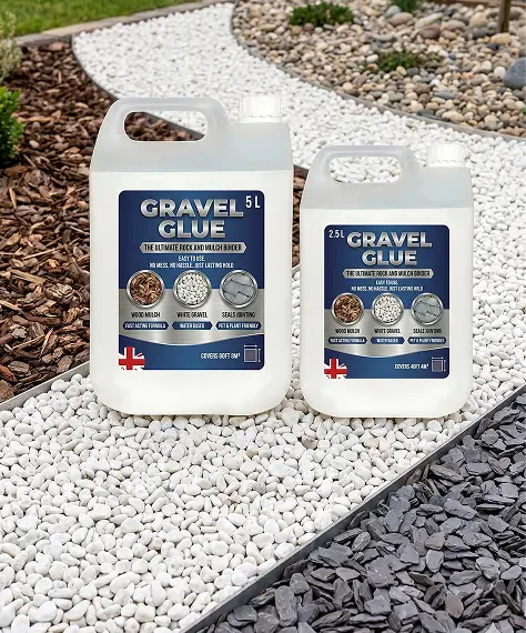 Ready-to-Use Gravel, Mulch & Stone Binder – Fast-Acting Water-Based Sealer for Secure Bonding