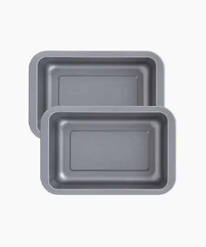Mini Air Fryer Baking Pan Non-Stick Carbon Steel Rectangular Roaster