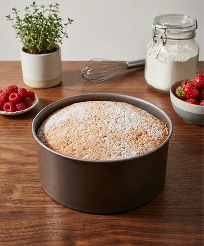 23cm Non-Stick Deep Cake Tin with Loose Base – Oven Safe Baking Pan