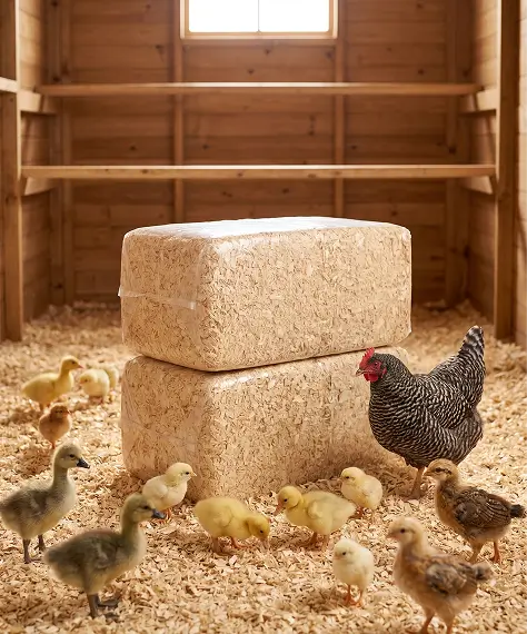 15kg Bale Mix Softwood Shavings – Large Bag Animal Bedding for Goose & Duck