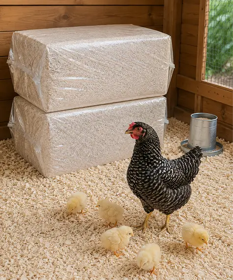 15kg Bale Mix Softwood Shavings – Large Bag Animal Bedding for Goose & Duck