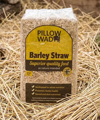 Un-Chopped Soft Barley Straw Bedding for Chickens, Rabbits & Tortoises