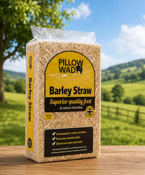 Un-Chopped Soft Barley Straw Bedding for Chickens, Rabbits & Tortoises