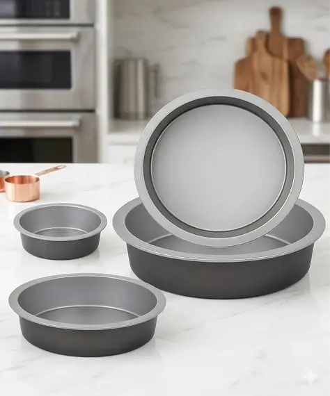 23cm Deep Sandwich Tin with Loose Base – Non-Stick Baking Pan