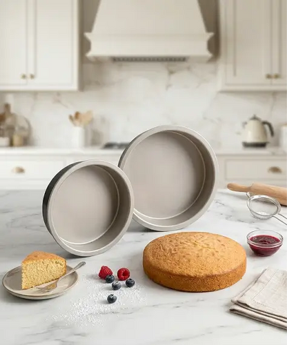 23cm Deep Sandwich Tin with Loose Base – Non-Stick Baking Pan
