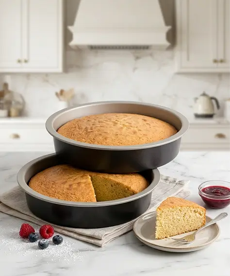 23cm Deep Sandwich Tin with Loose Base – Non-Stick Baking Pan