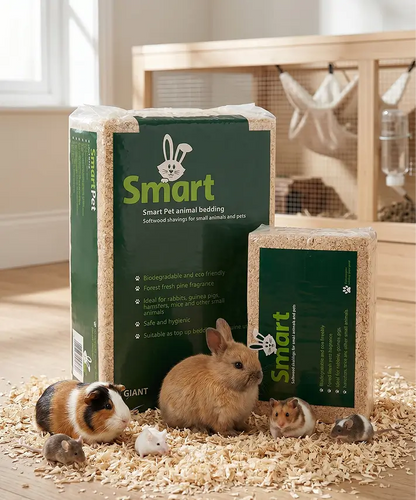 Naturally Fine & Soft Wood Shavings – Super Absorbent Odour Control Pet Bedding Material