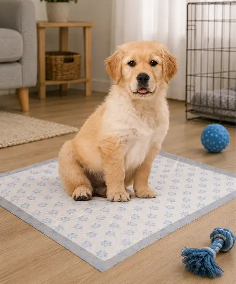 Premium 3-Layer Dog Pee Pads – Hygienic Leak-Proof Puppy Toilet Training Sheets
