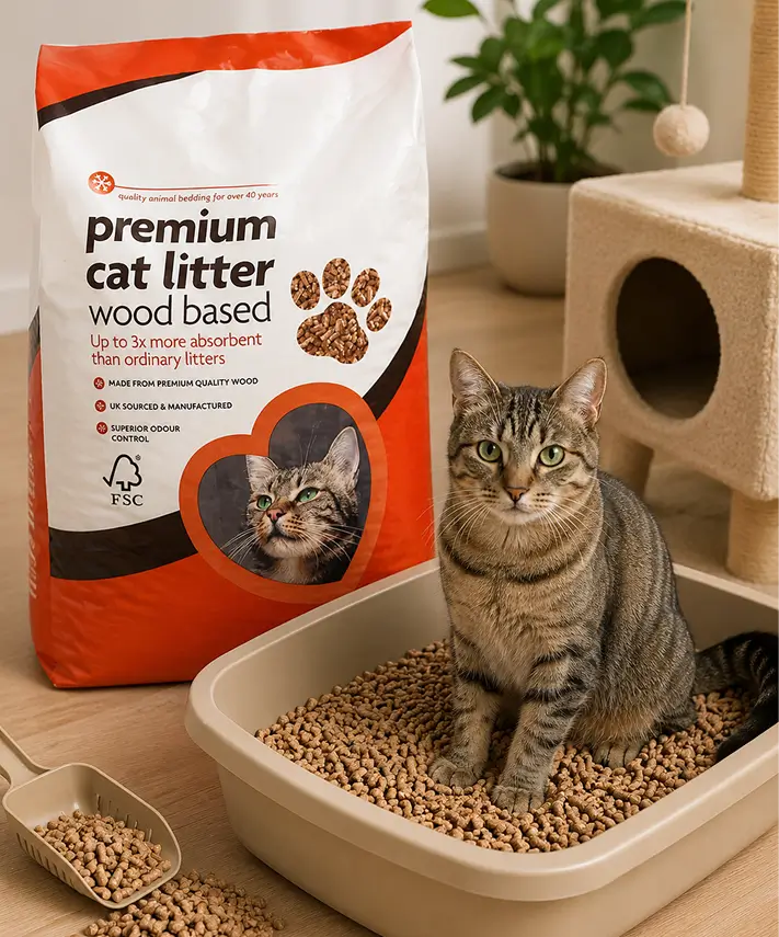 Extra Soft Premium Cat Litter – Ultra Absorbent Odour Control Bedding for Comfort
