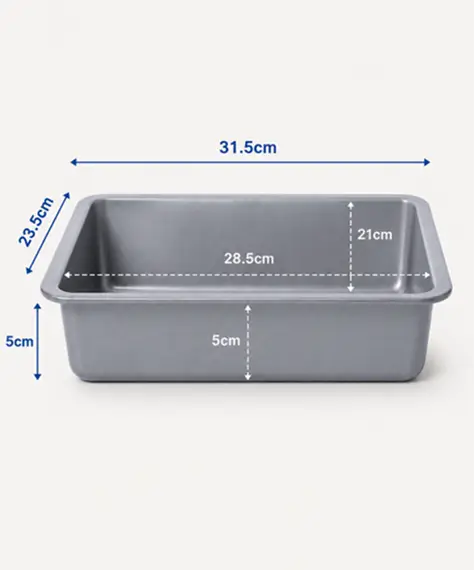 31cm Deep Non-Stick Oven Tray – Dishwasher Safe Roasting, Baking & Cooking Tray