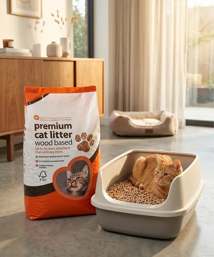 Extra Soft Premium Cat Litter – Ultra Absorbent Odour Control Bedding for Comfort