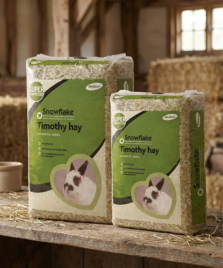 High Quality Timothy Hay Natural Fibre Grass – Dust Extracted Feed for Small Pets