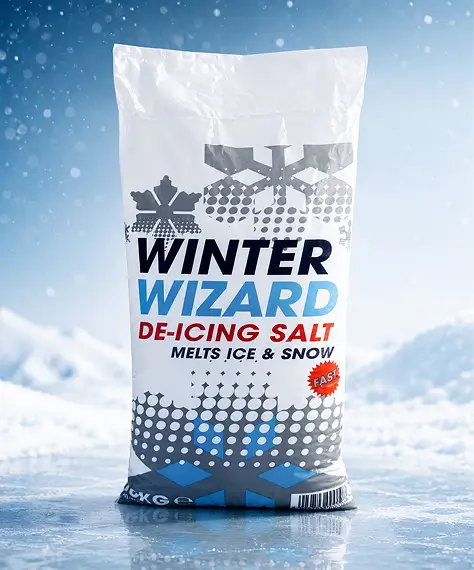 Easy Sprinkle Winter White Rock Grit De-Icing Salt – For Roads, Paths & Gardens