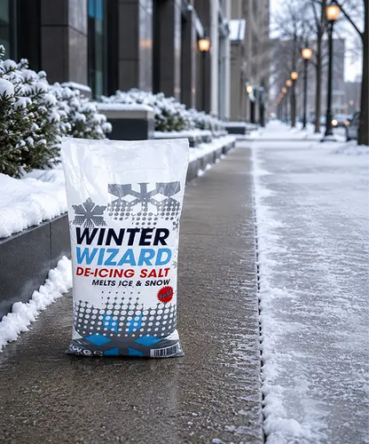Easy Sprinkle Winter White Rock Grit De-Icing Salt – For Roads, Paths & Gardens