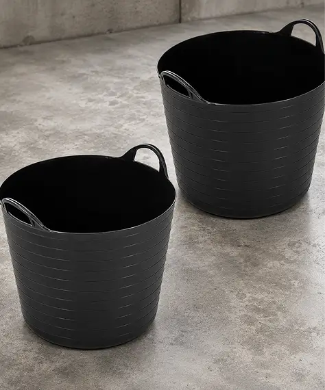 Durable 40 Litre Flexi Storage Tub – Multi-Purpose Rubble Container with Handles