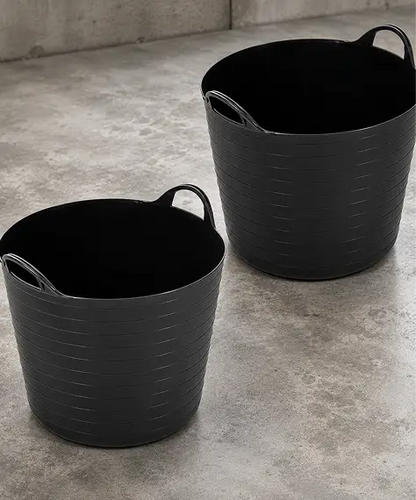 Durable 40 Litre Flexi Storage Tub – Multi-Purpose Rubble Container with Handles