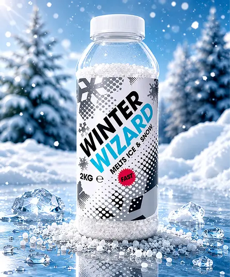 2kg Winter Wizard Ice & Snow Melter – Ideal for Roads, Paths & Driveways