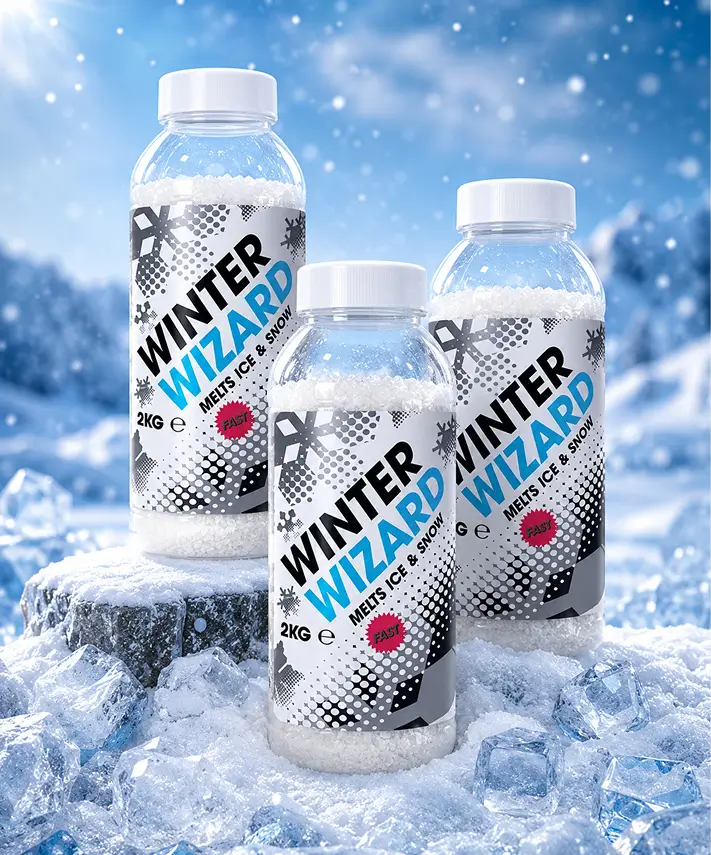 2kg Winter Wizard Ice & Snow Melter – Ideal for Roads, Paths & Driveways