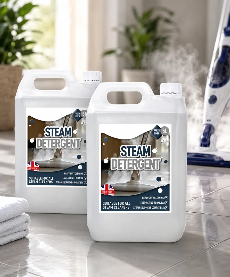 5L Fresh Linen Scented Steam Detergent – Heavy-Duty Cleaning Solution for Steam Mops