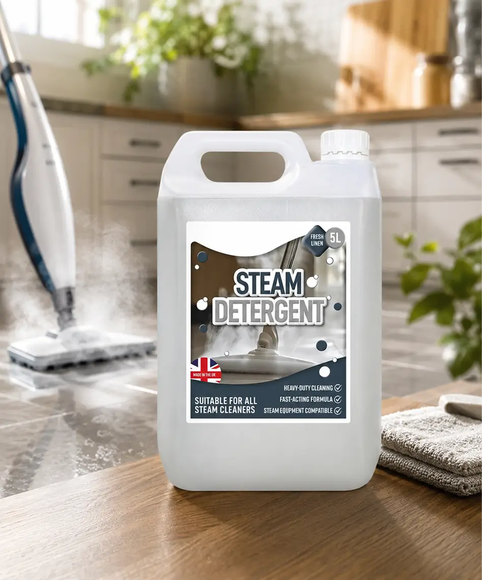 5L Fresh Linen Scented Steam Detergent – Heavy-Duty Cleaning Solution for Steam Mops