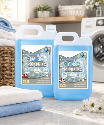 5L Fabric Softener – Fresh Linen Fragrance with Long-Lasting Scent for All Laundry Washes