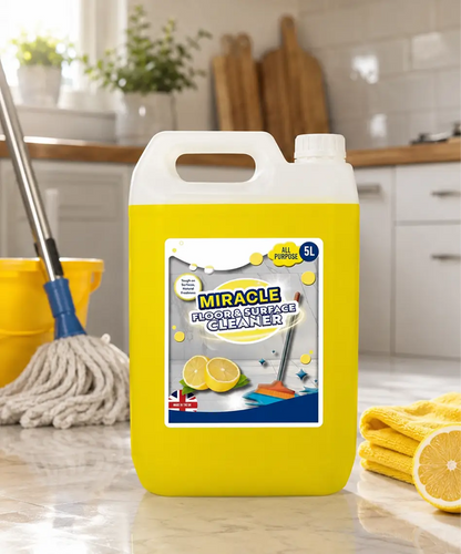5L Concentrated All-Purpose Floor & Surface Cleaner – Powerful Miracle Formula for Hard Floors