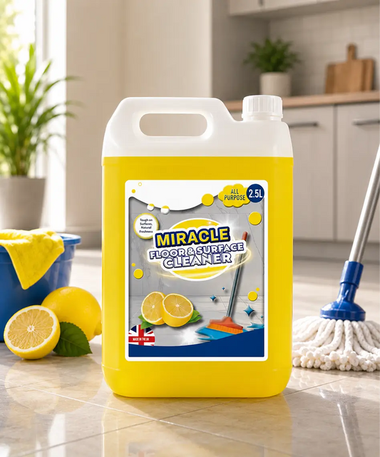 2.5L Concentrated Lemon All-Purpose Floor Cleaner – Powerful Multi-Surface Cleaning Solution