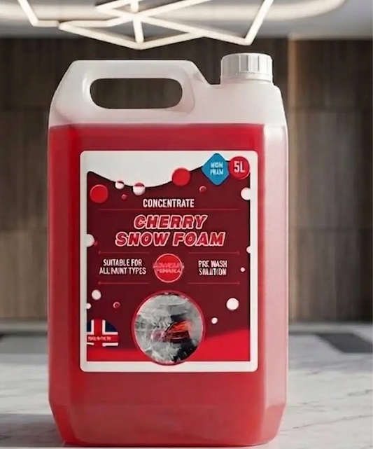 5L Heavy Duty Concentrated Cherry Snow Foam – Extremely Powerful Formula for All Paint Types