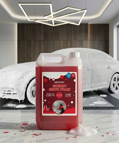 5L Heavy Duty Concentrated Cherry Snow Foam – Extremely Powerful Formula for All Paint Types