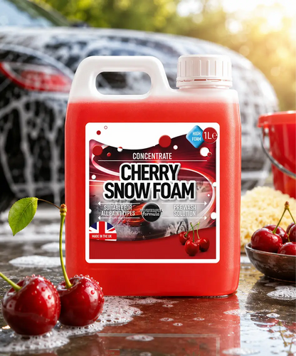 1L Super Thick Concentrated Cherry Snow Foam – High-Strength Pre-Wash Cleaning Solution