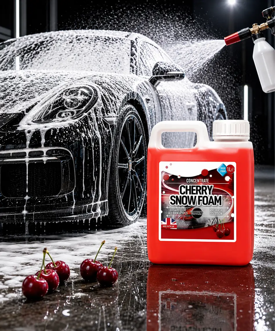 1L Super Thick Concentrated Cherry Snow Foam – High-Strength Pre-Wash Cleaning Solution