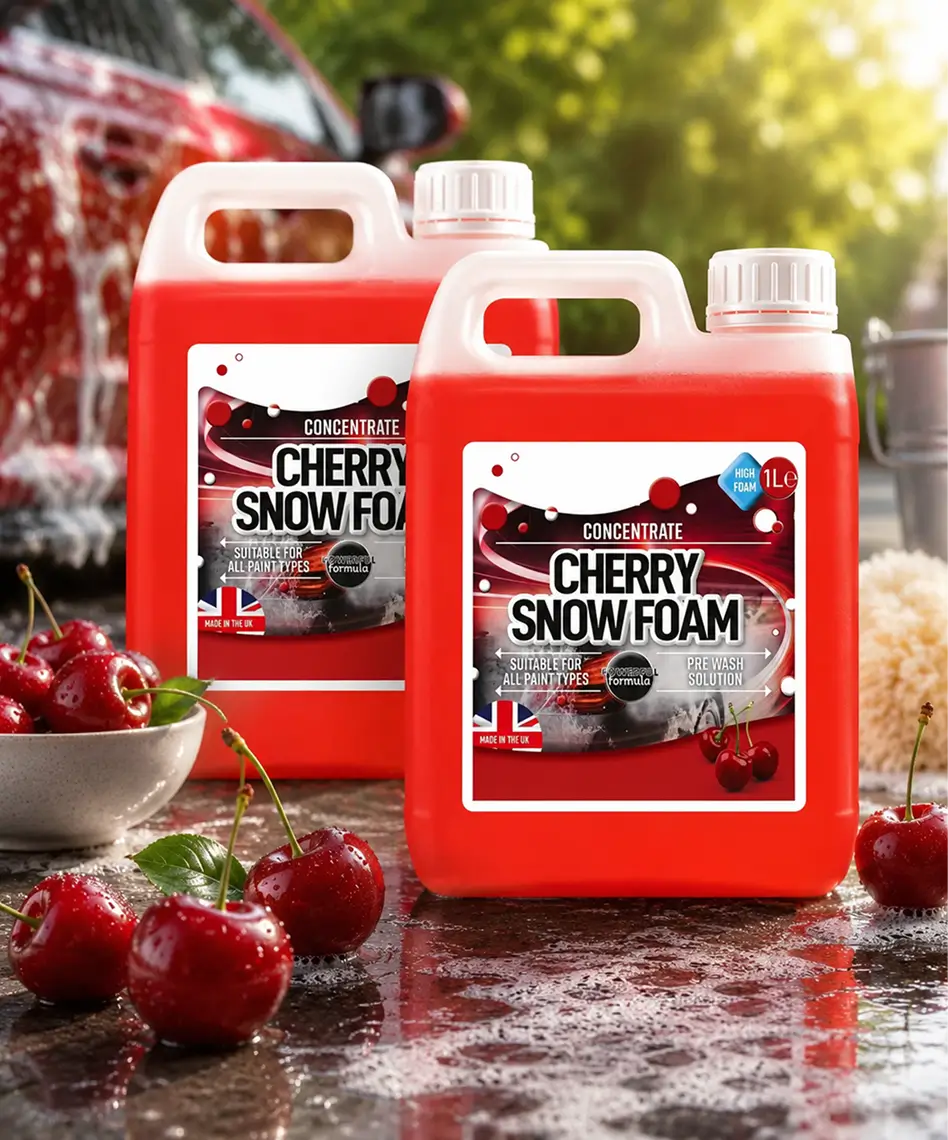 1L Super Thick Concentrated Cherry Snow Foam – High-Strength Pre-Wash Cleaning Solution