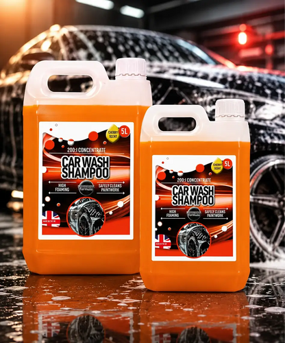 5L Cherry Scented Car Wash Shampoo – High Foaming Formula for Safe Paintwork Cleaning