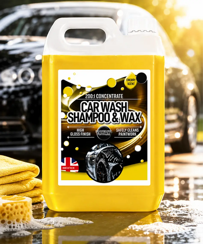 5L Car Wash Shampoo & Wax – High Gloss Finish Powerful Cleaning Formula