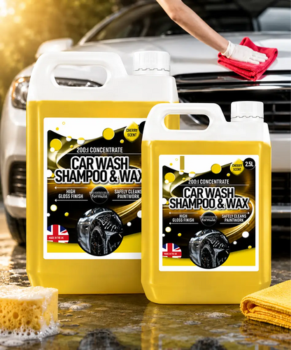 5L Car Wash Shampoo & Wax – High Gloss Finish Powerful Cleaning Formula