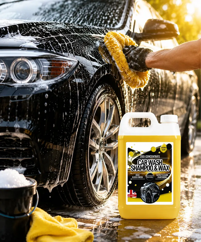 2.5L Car Wash Shampoo & Wax – High Gloss Finish Powerful Cleaning Formula