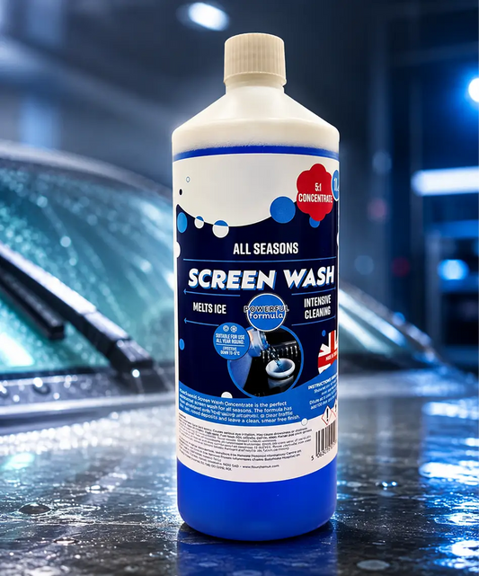 1L Fast-Acting Blue All-Season Vehicle Screen Wash – Effective Performance Down to -5°C
