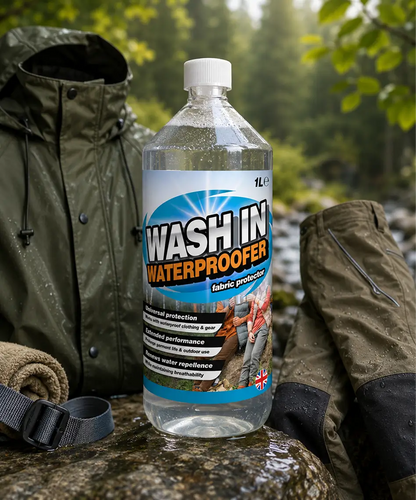 1L Wash-In Waterproofing Treatment – Fabric Protector for Longer Garment Life & Outdoor Performance