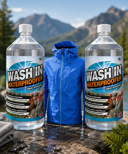 1L Wash-In Waterproofing Treatment – Fabric Protector for Longer Garment Life & Outdoor Performance