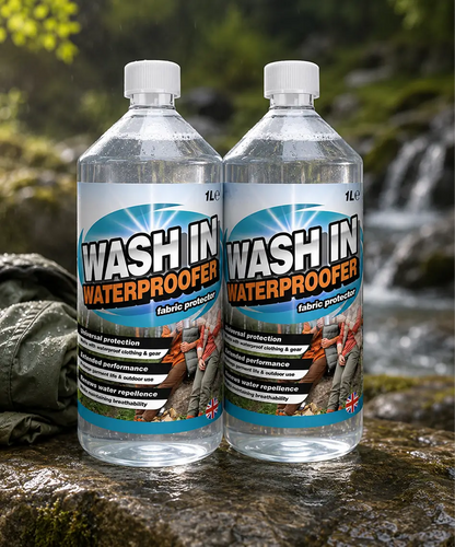1L Wash-In Waterproofing Treatment – Fabric Protector for Longer Garment Life & Outdoor Performance